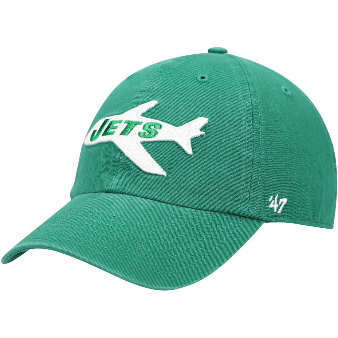 New York Jets '47 Clean Up Adjustable Hat - Kelly Green Hats