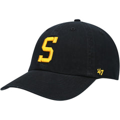 Pittsburgh Steelers '47 Clean Up Alternate Adjustable Hat - Black Hats