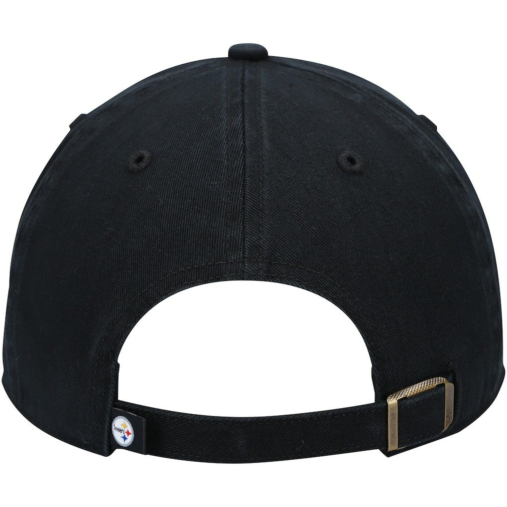 Pittsburgh Steelers '47 Clean Up Alternate Adjustable Hat - Black Hats