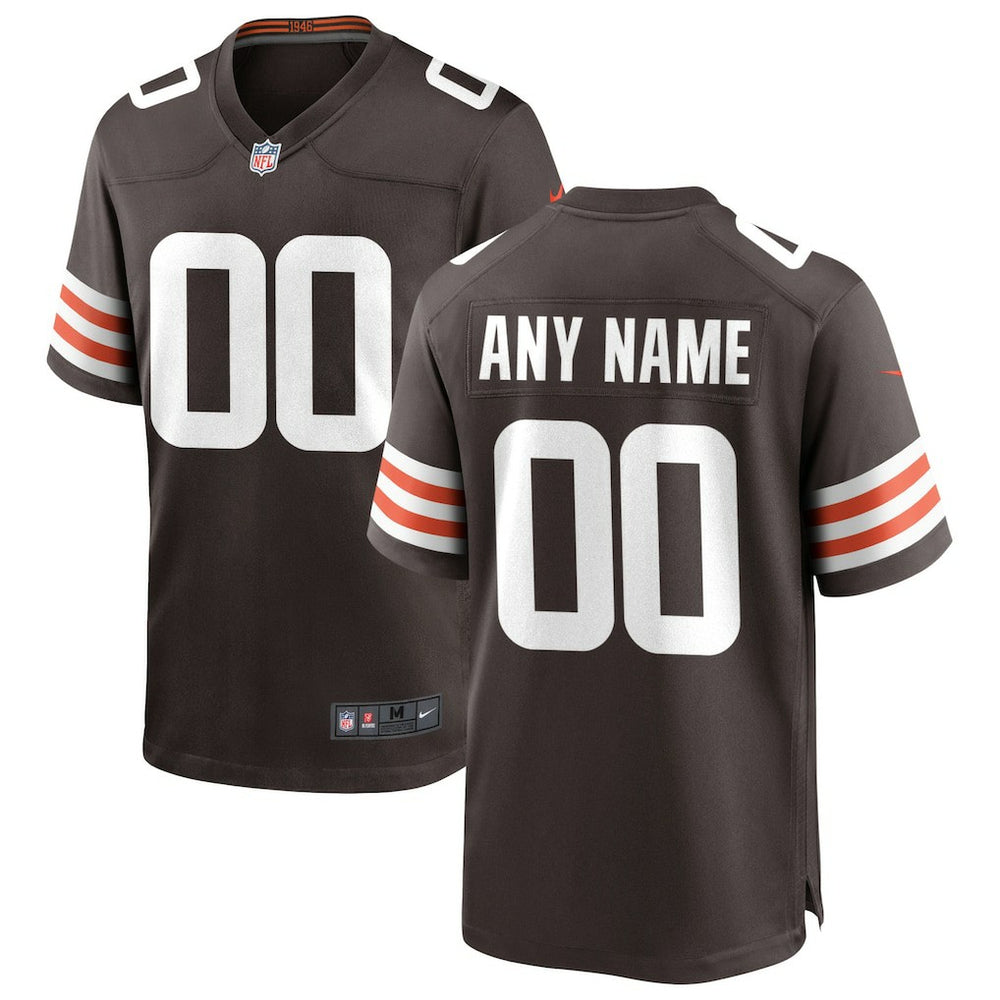 Cleveland Browns Custom Game Jersey - Brown Jerseys