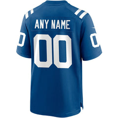 Indianapolis Colts Custom Game Jersey - Royal Jerseys