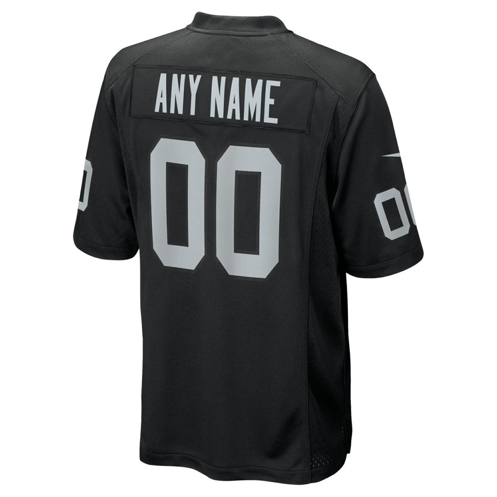 Las Vegas Raiders Custom Game Jersey - Black Jerseys