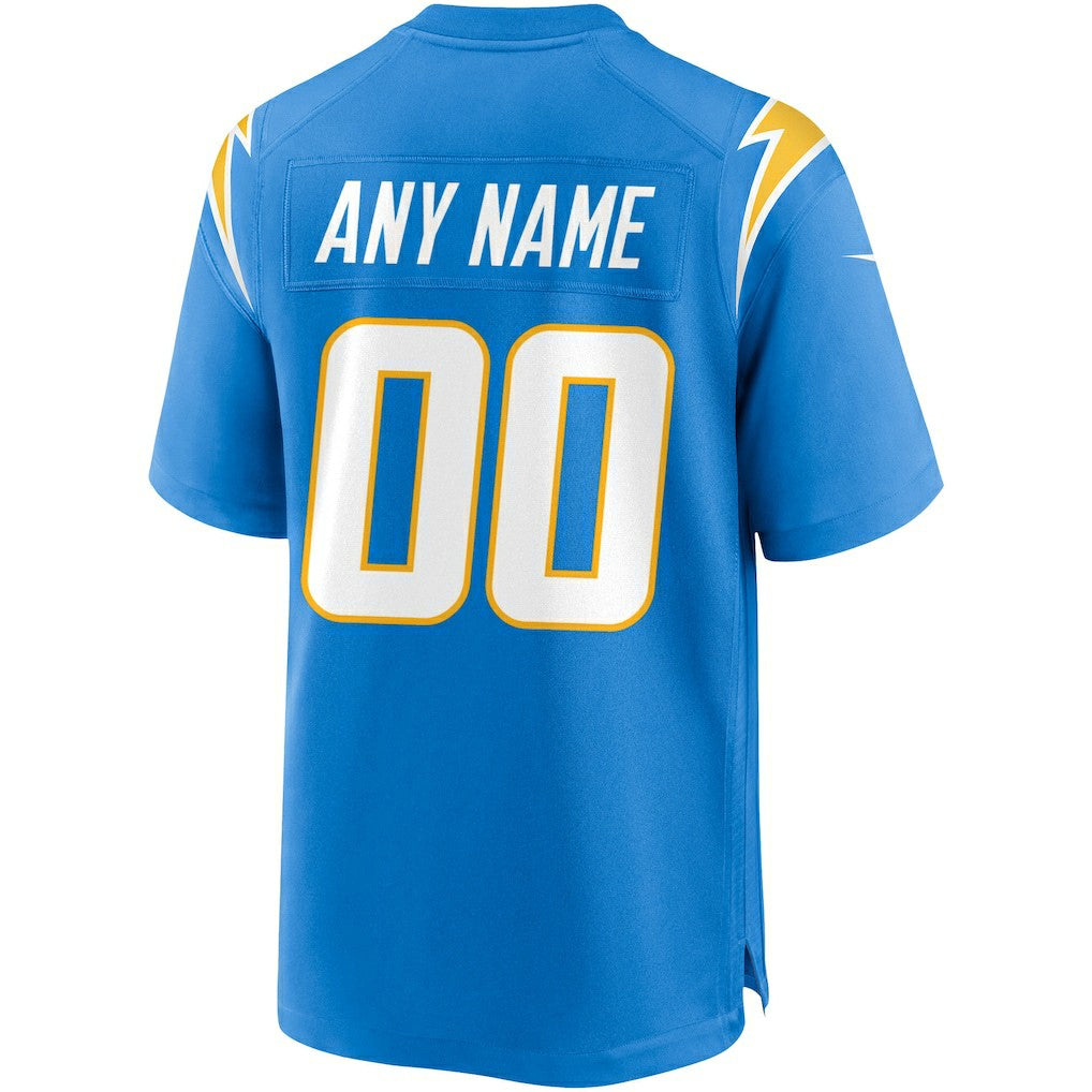 Los Angeles Chargers Custom Game Jersey - Powder Blue Jerseys