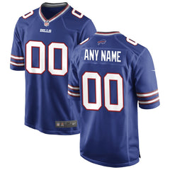 Buffalo Bills Custom Game Jersey - Royal Jerseys