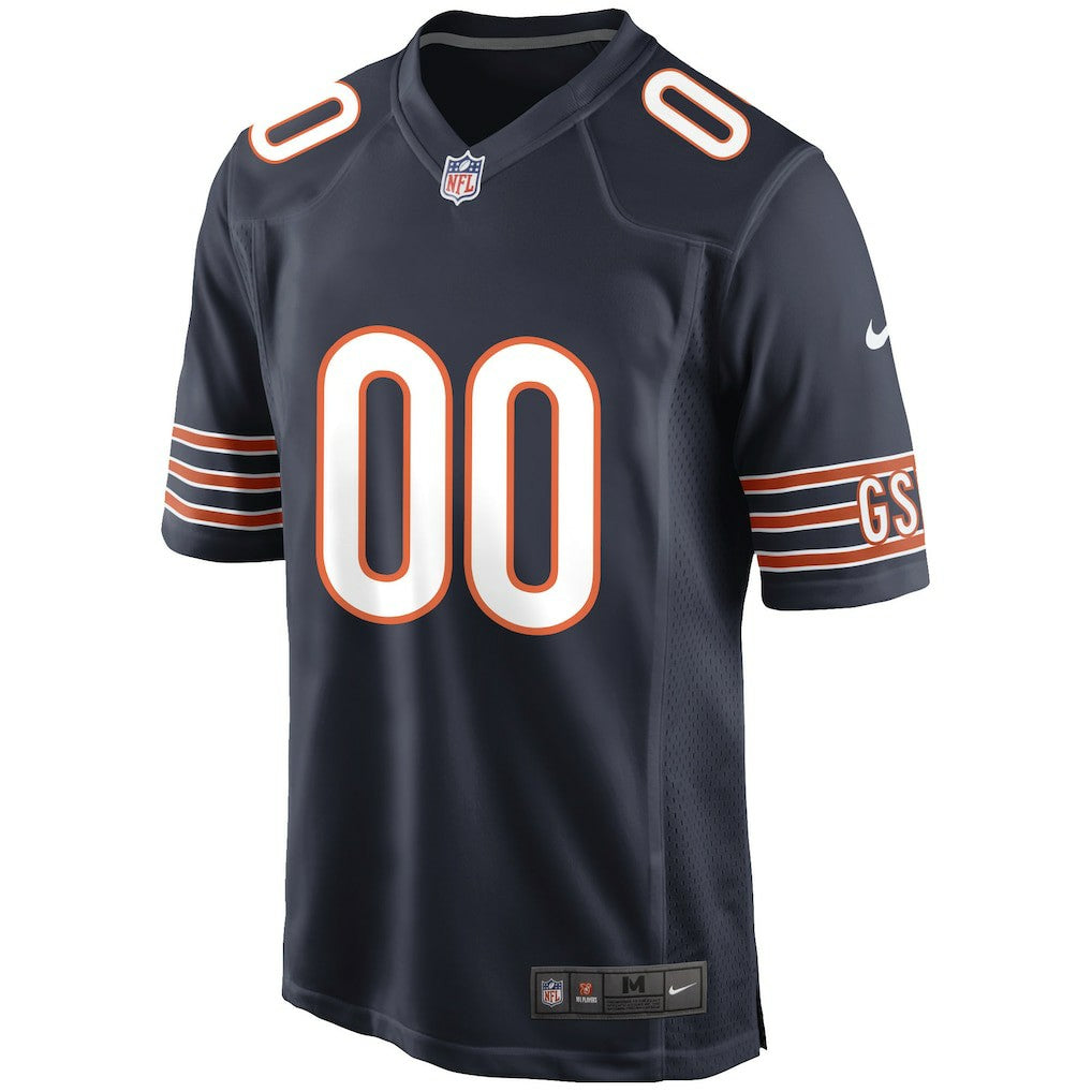 Chicago Bears Custom Game Jersey - Navy Jerseys
