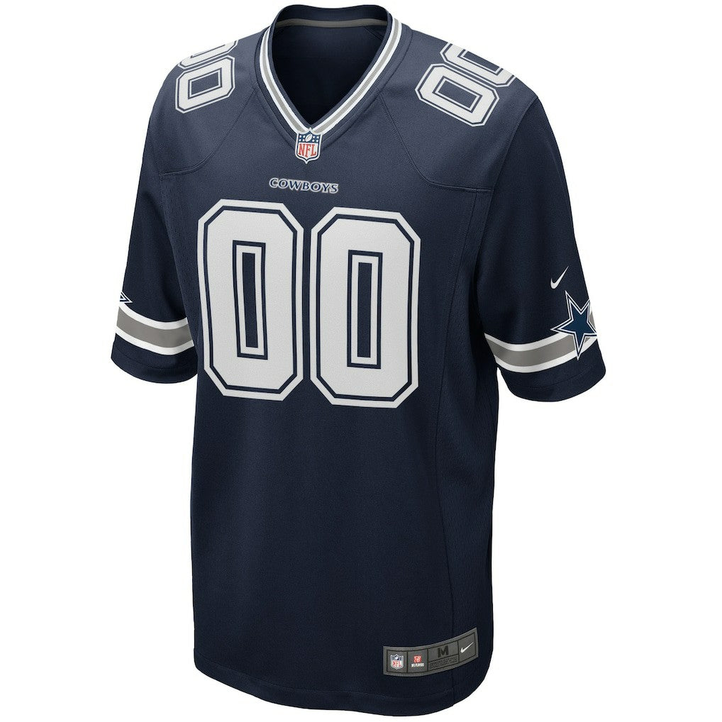 Dallas Cowboys Custom Game Jersey - Navy Jerseys