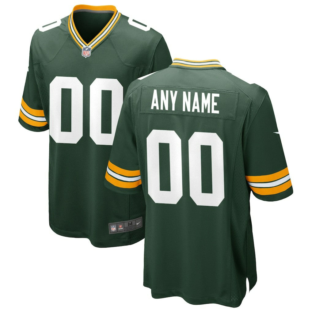 Green Bay Packers Custom Game Jersey - Green Jerseys