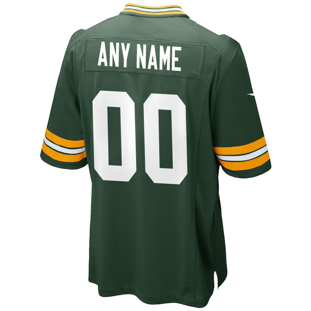 Green Bay Packers Custom Game Jersey - Green Jerseys