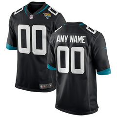Jacksonville Jaguars Custom Game Jersey - Black Jerseys