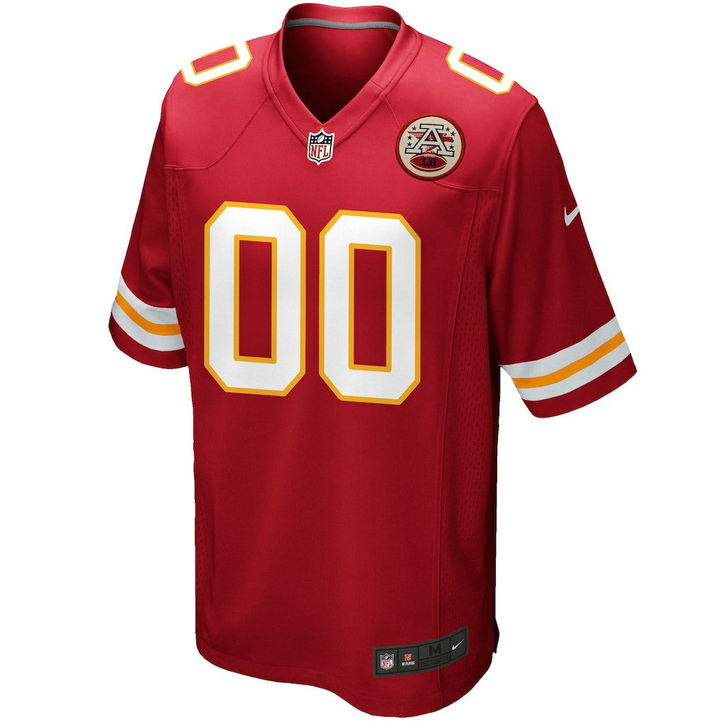 Kansas City Chiefs Custom Game Jersey - Red Jerseys