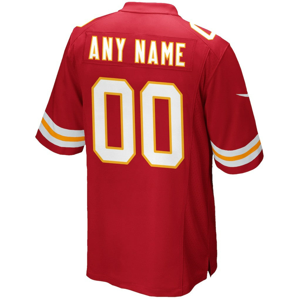Kansas City Chiefs Custom Game Jersey - Red Jerseys