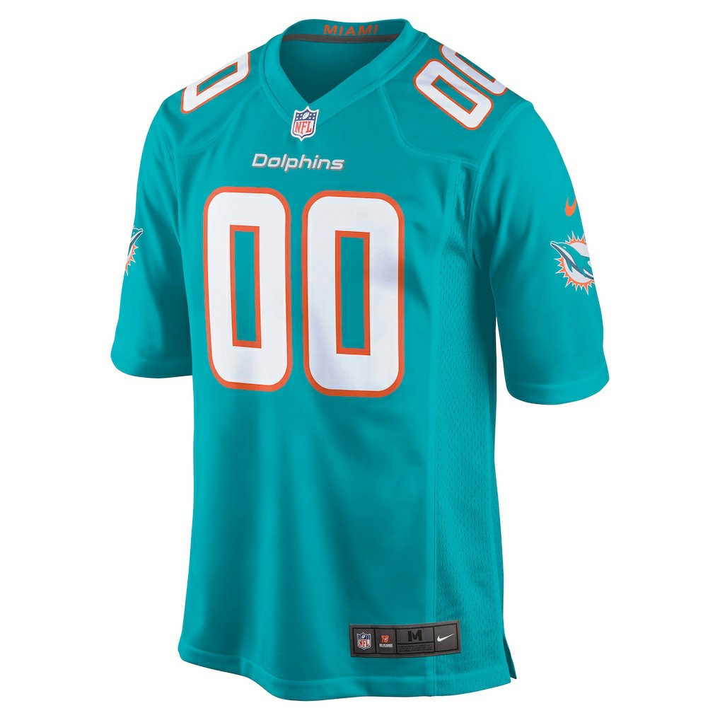 Miami Dolphins Custom Game Jersey - Aqua Jerseys