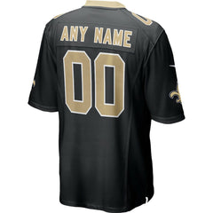 New Orleans Saints Custom Game Jersey - Black Jerseys