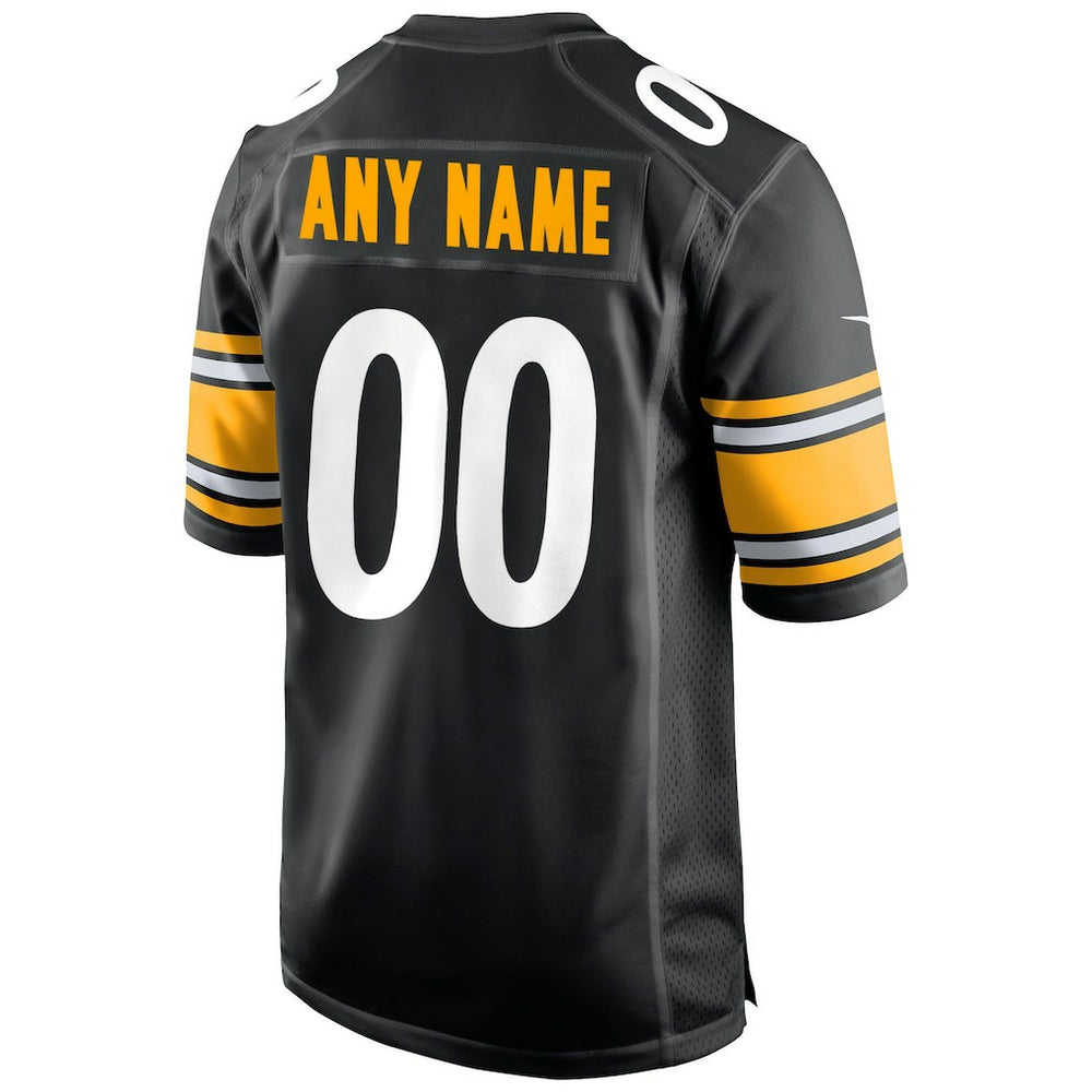 Pittsburgh Steelers Custom Game Jersey - Black Jerseys