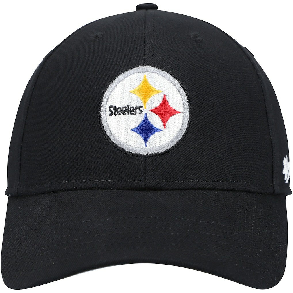 Pittsburgh Steelers '47 Youth Basic MVP Adjustable Hat - Black Hats
