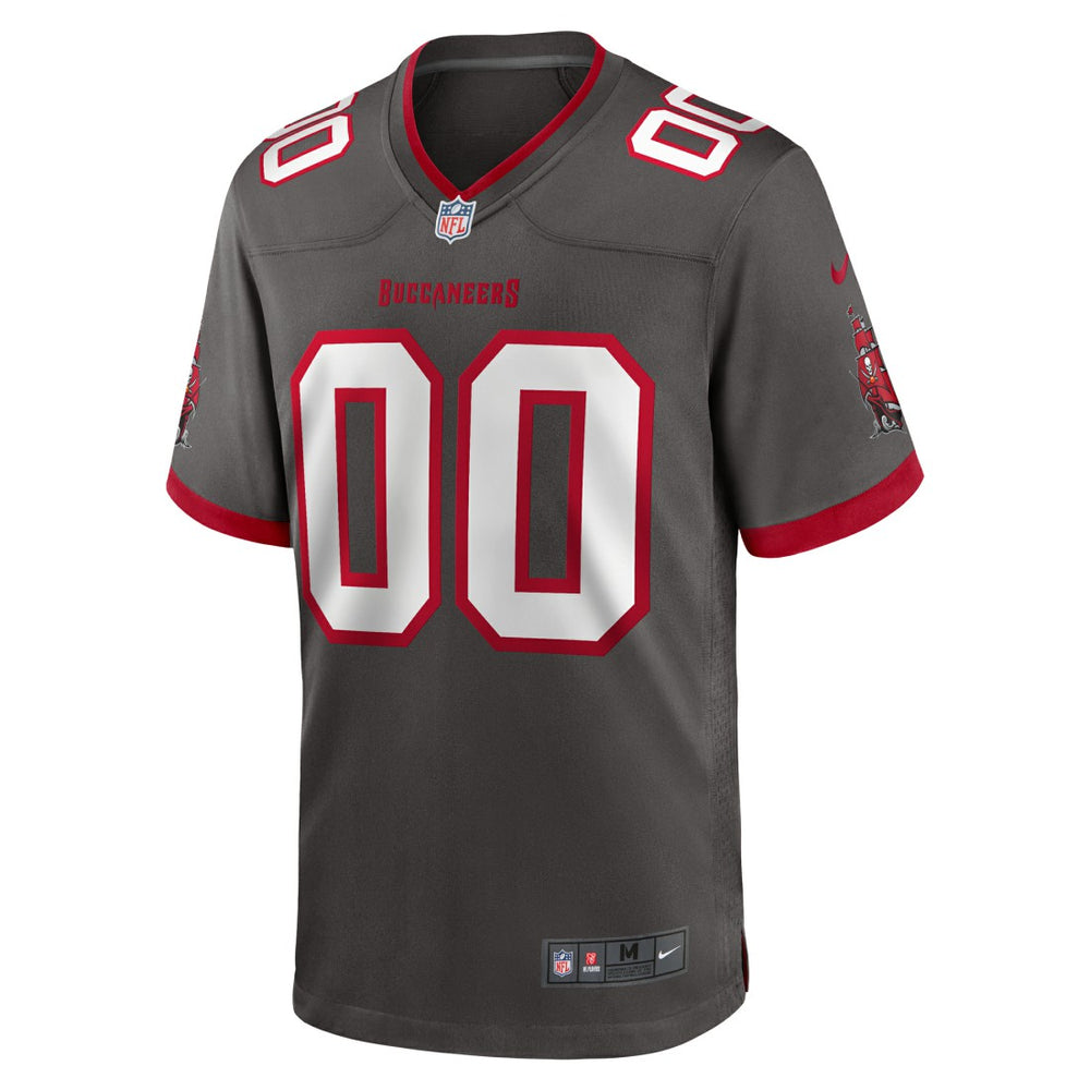 Tampa Bay Buccaneers Alternate Custom Game Jersey - Pewter Jerseys