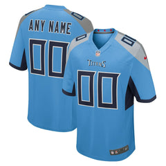 Tennessee Titans Alternate Custom Game Jersey - Light Blue Jerseys