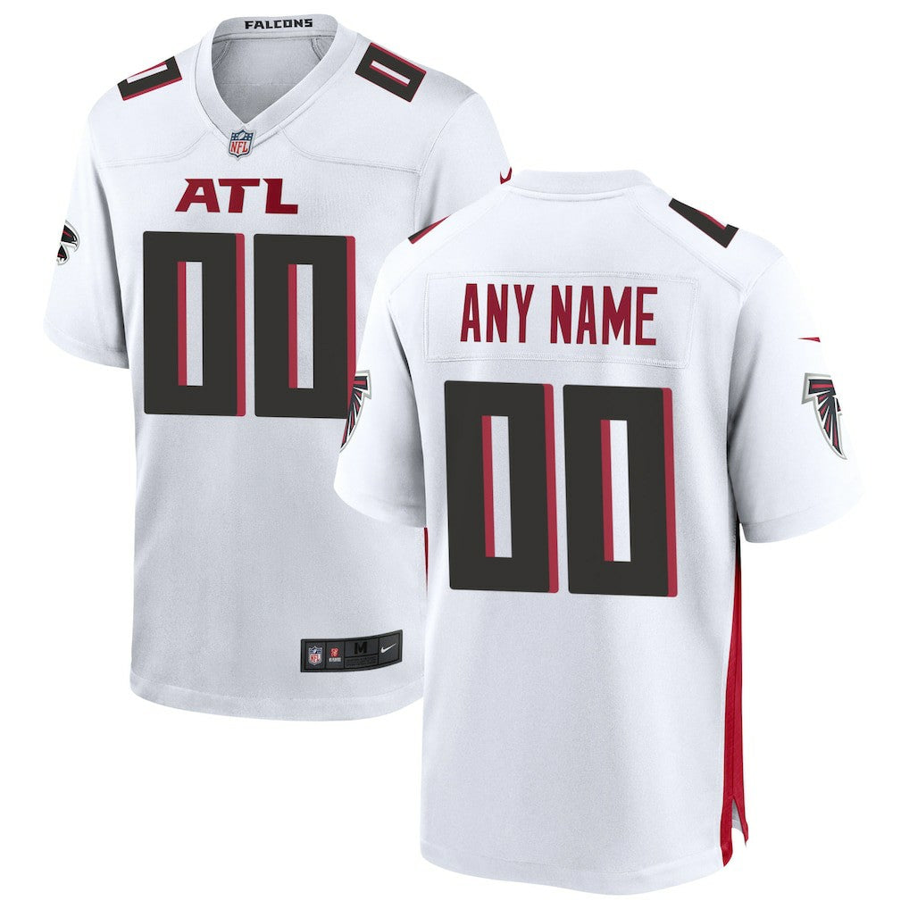 Atlanta Falcons Custom Game Jersey - White Jerseys