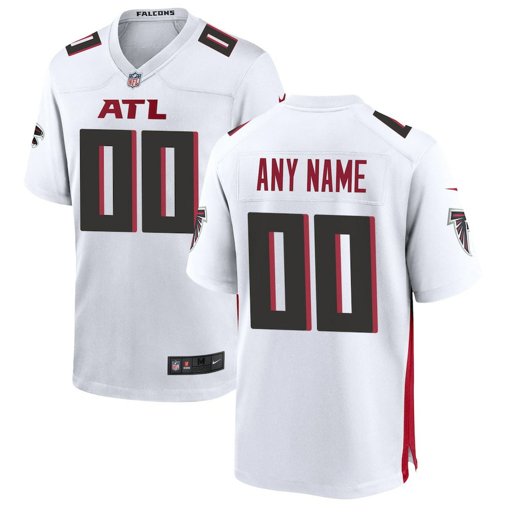 Atlanta Falcons Custom Game Jersey - White Jerseys