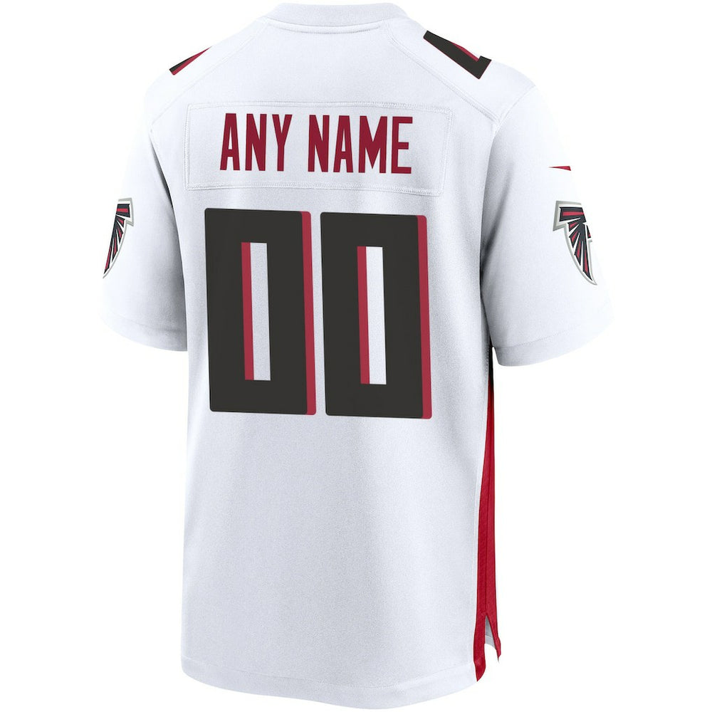 Atlanta Falcons Custom Game Jersey - White Jerseys