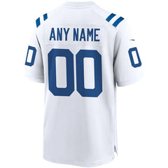 Indianapolis Colts Custom Game Jersey - White Jerseys