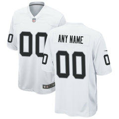Las Vegas Raiders Custom Game Jersey - White Jerseys