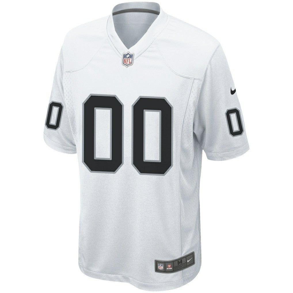 Las Vegas Raiders Custom Game Jersey - White Jerseys