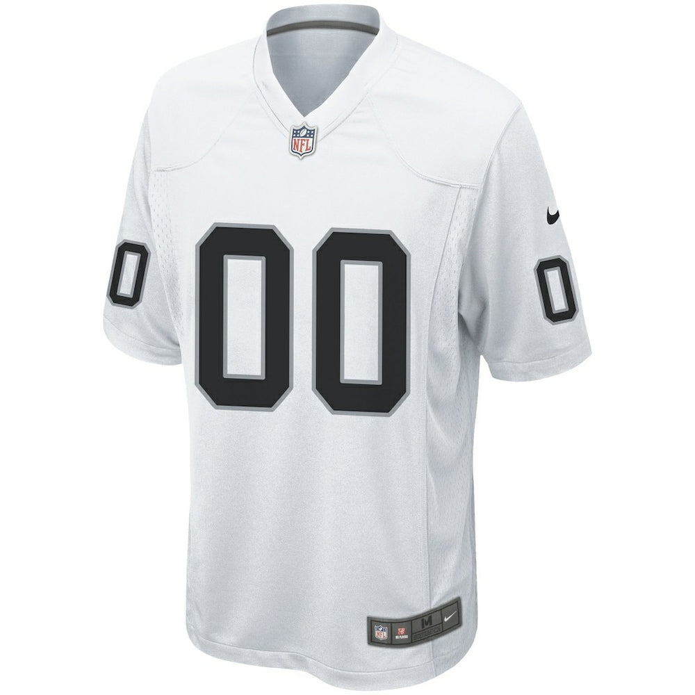 Las Vegas Raiders Custom Game Jersey - White Jerseys