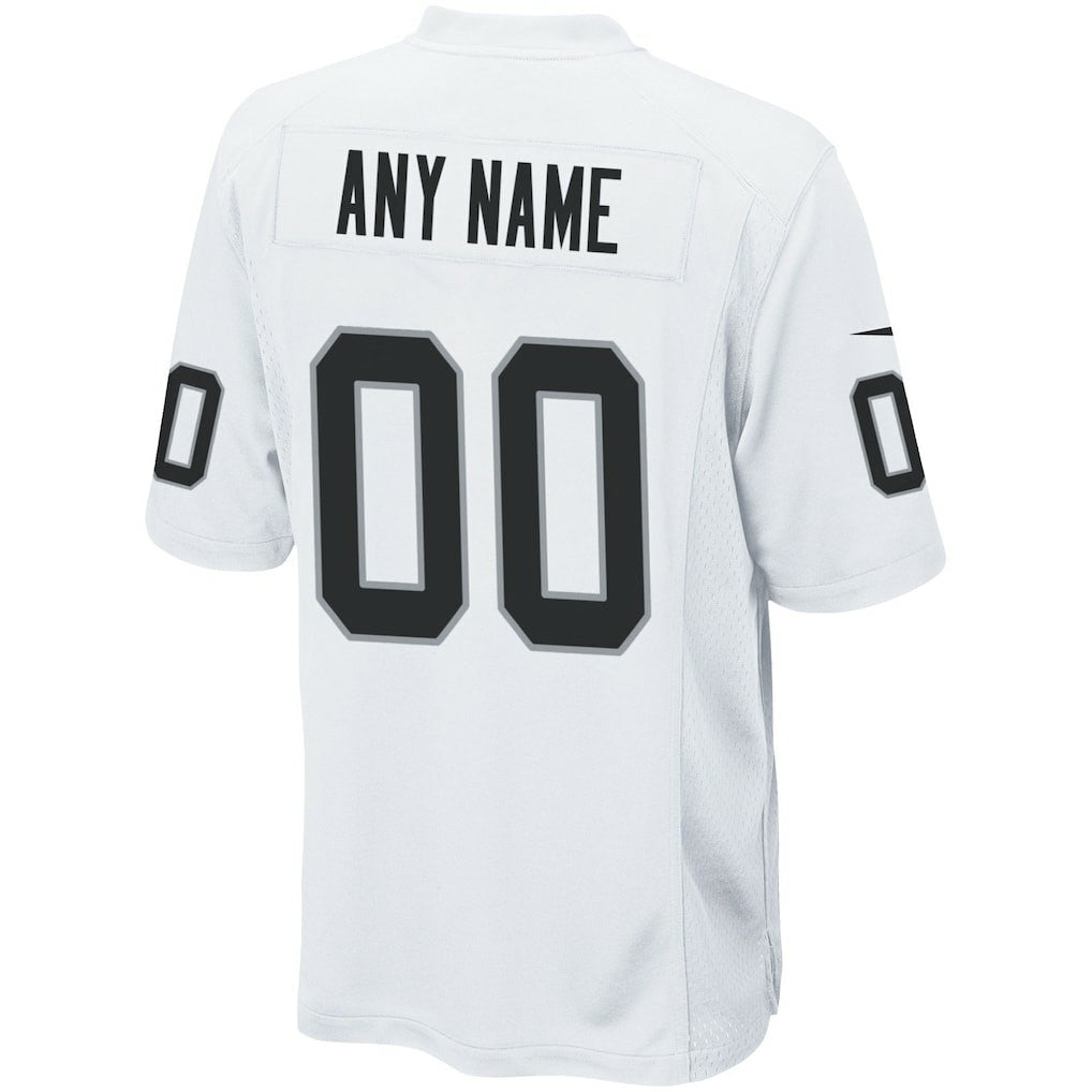Las Vegas Raiders Custom Game Jersey - White Jerseys