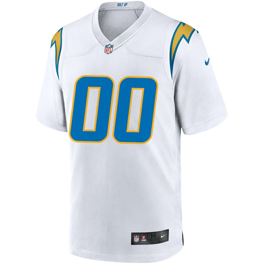 Los Angeles Chargers Custom Game Jersey - White Jerseys