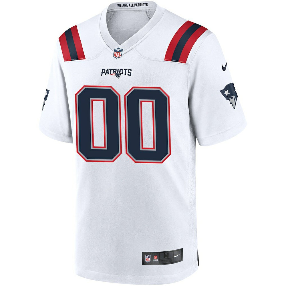 New England Patriots Custom Game Jersey - White Jerseys