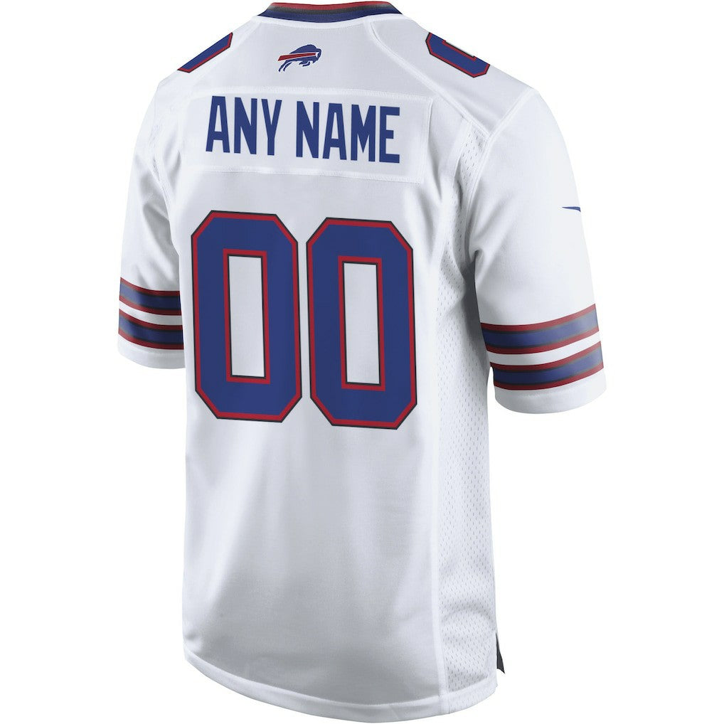 Buffalo Bills Custom Game Jersey - White Jerseys