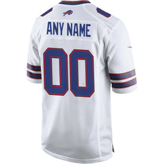 Buffalo Bills Custom Game Jersey - White Jerseys