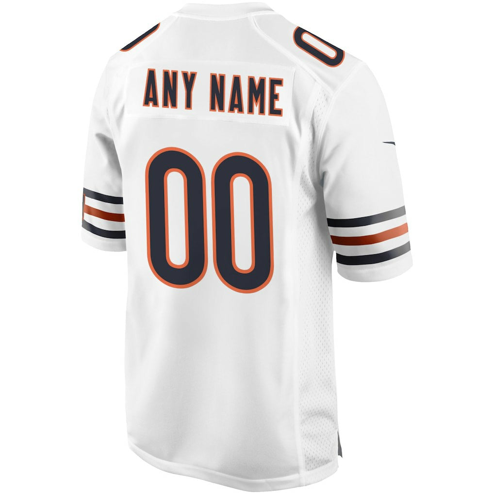 Chicago Bears Custom Game Jersey - White Jerseys