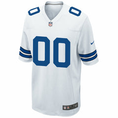 Dallas Cowboys Custom Game Jersey - White Jerseys