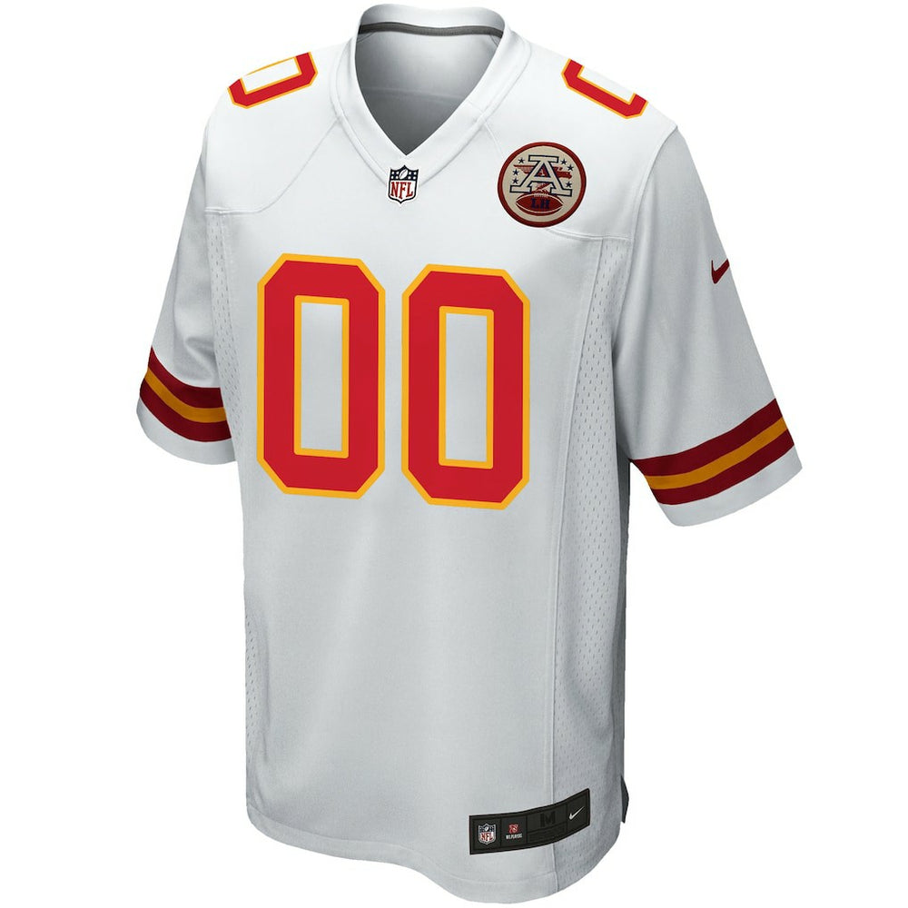 Kansas City Chiefs Custom Game Jersey - White Jerseys