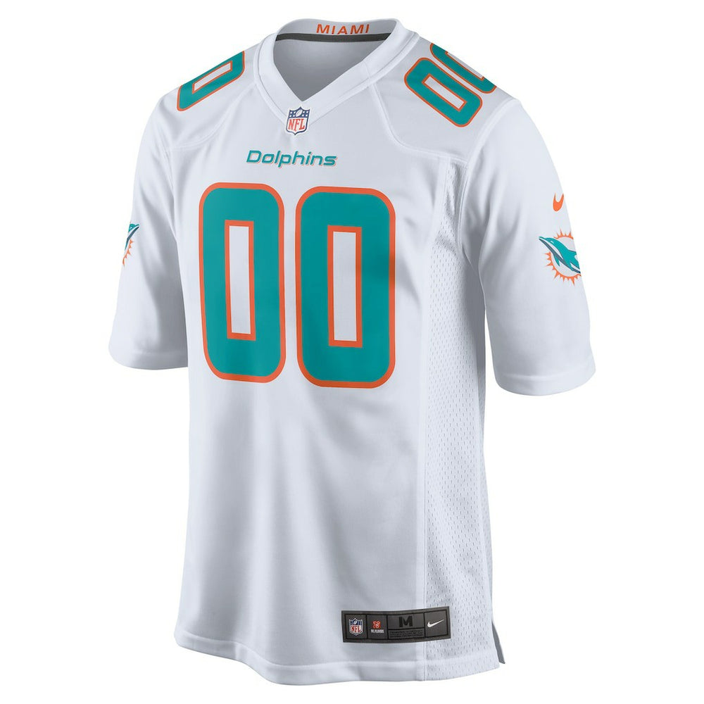 Miami Dolphins Custom Game Jersey - White Jerseys