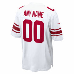 New York Giants Custom Game Jersey - White Jerseys