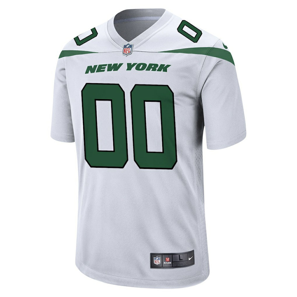 New York Jets Custom Game Jersey - White Jerseys