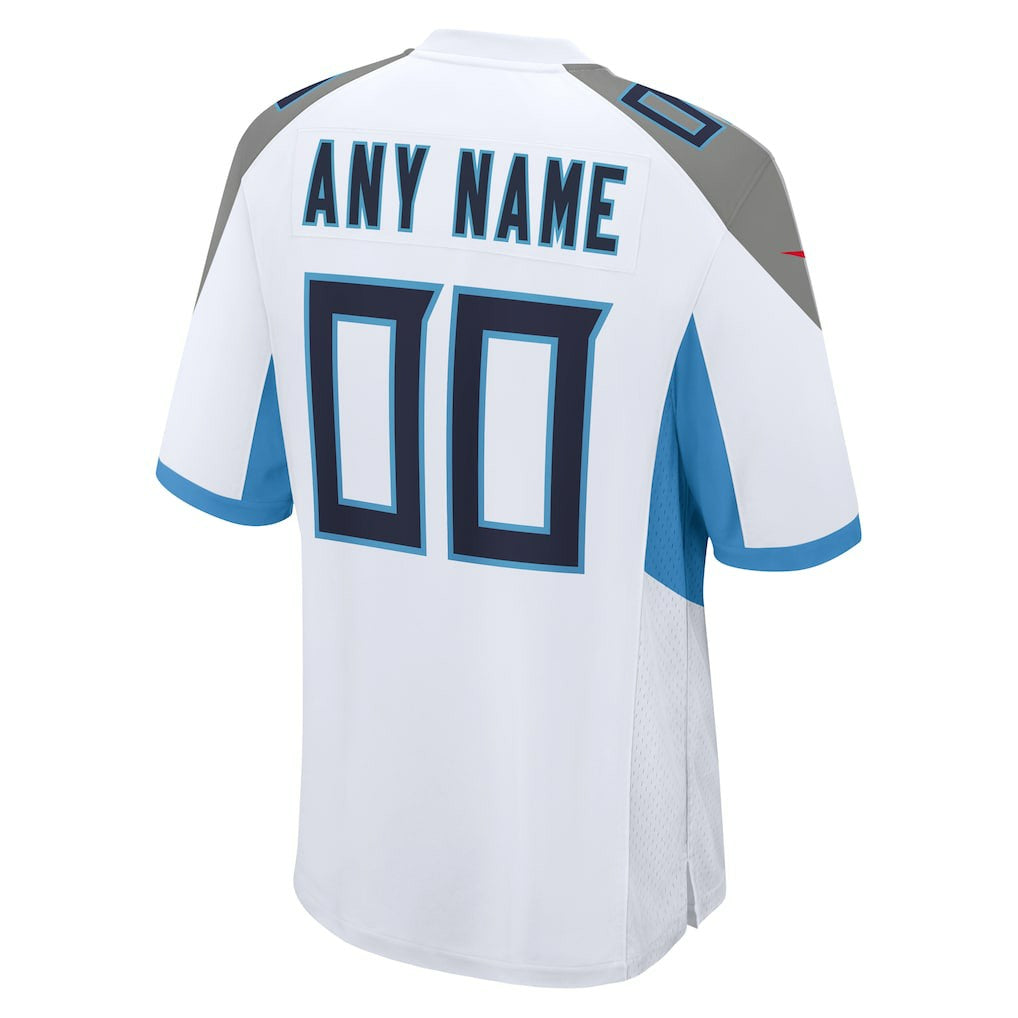 Tennessee Titans Custom Game Jersey - White Jerseys
