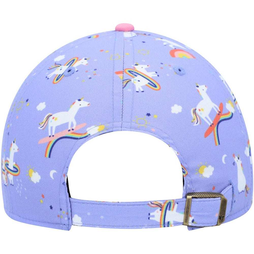 Chicago Bears '47 Girls Preschool Unicorn Clean Up Adjustable Hat - Purple Hats