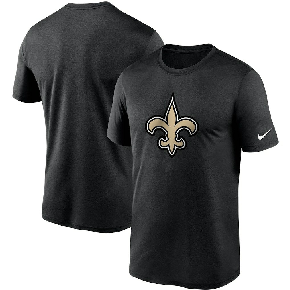New Orleans Saints Logo Essential Legend Performance T-Shirt - Black T-shirts