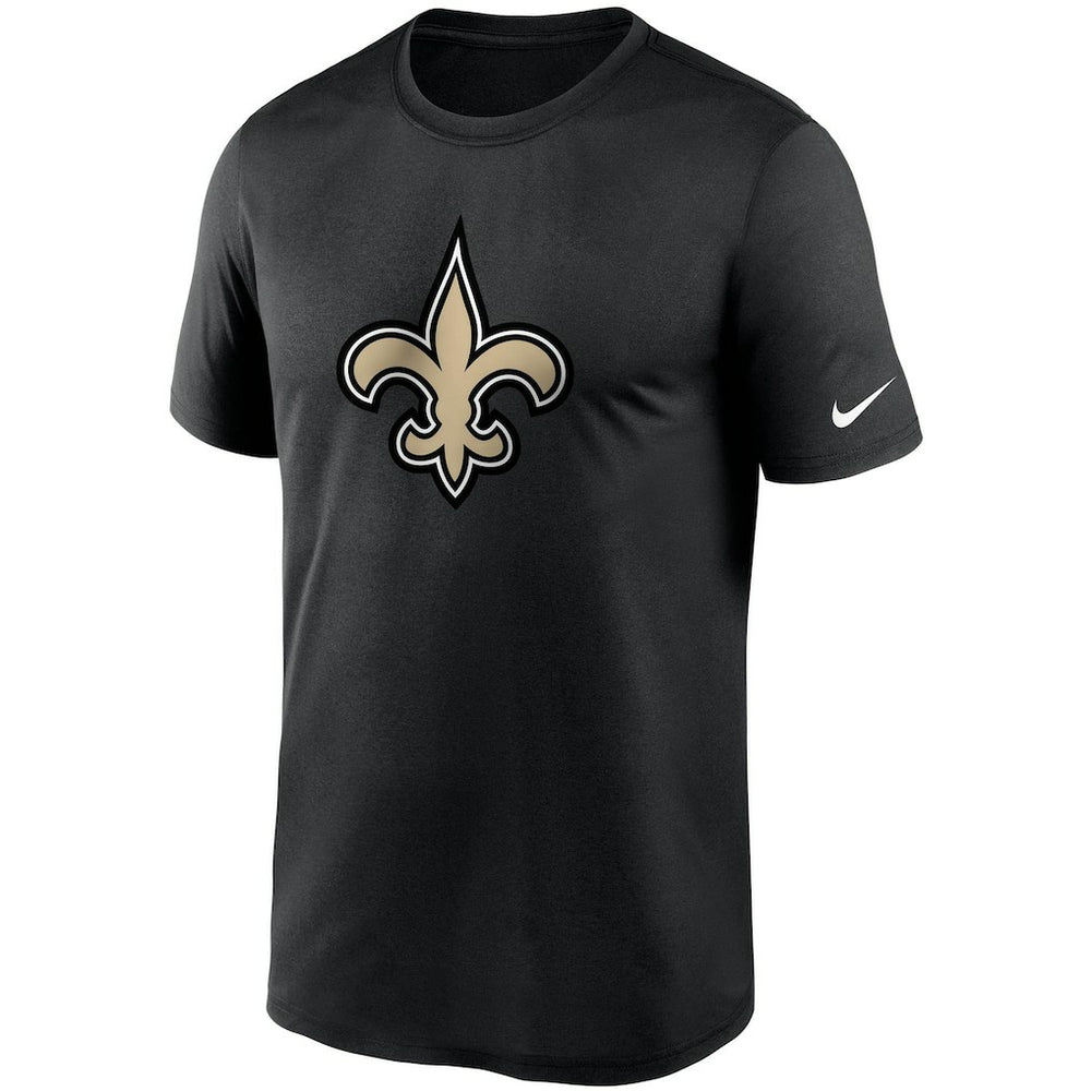 New Orleans Saints Logo Essential Legend Performance T-Shirt - Black T-shirts