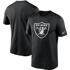 Las Vegas Raiders Logo Essential Legend Performance T-Shirt - Black T-shirts