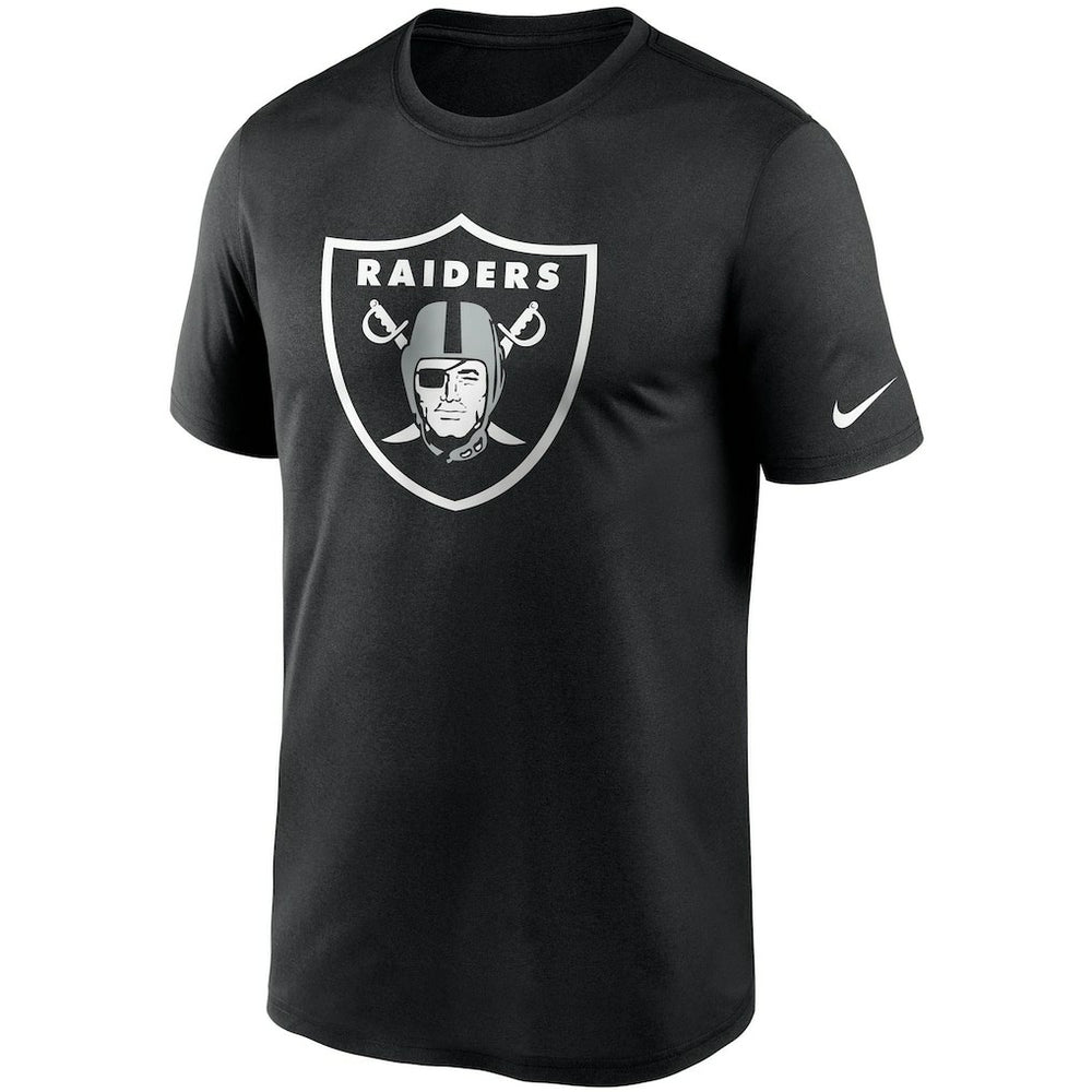 Las Vegas Raiders Logo Essential Legend Performance T-Shirt - Black T-shirts