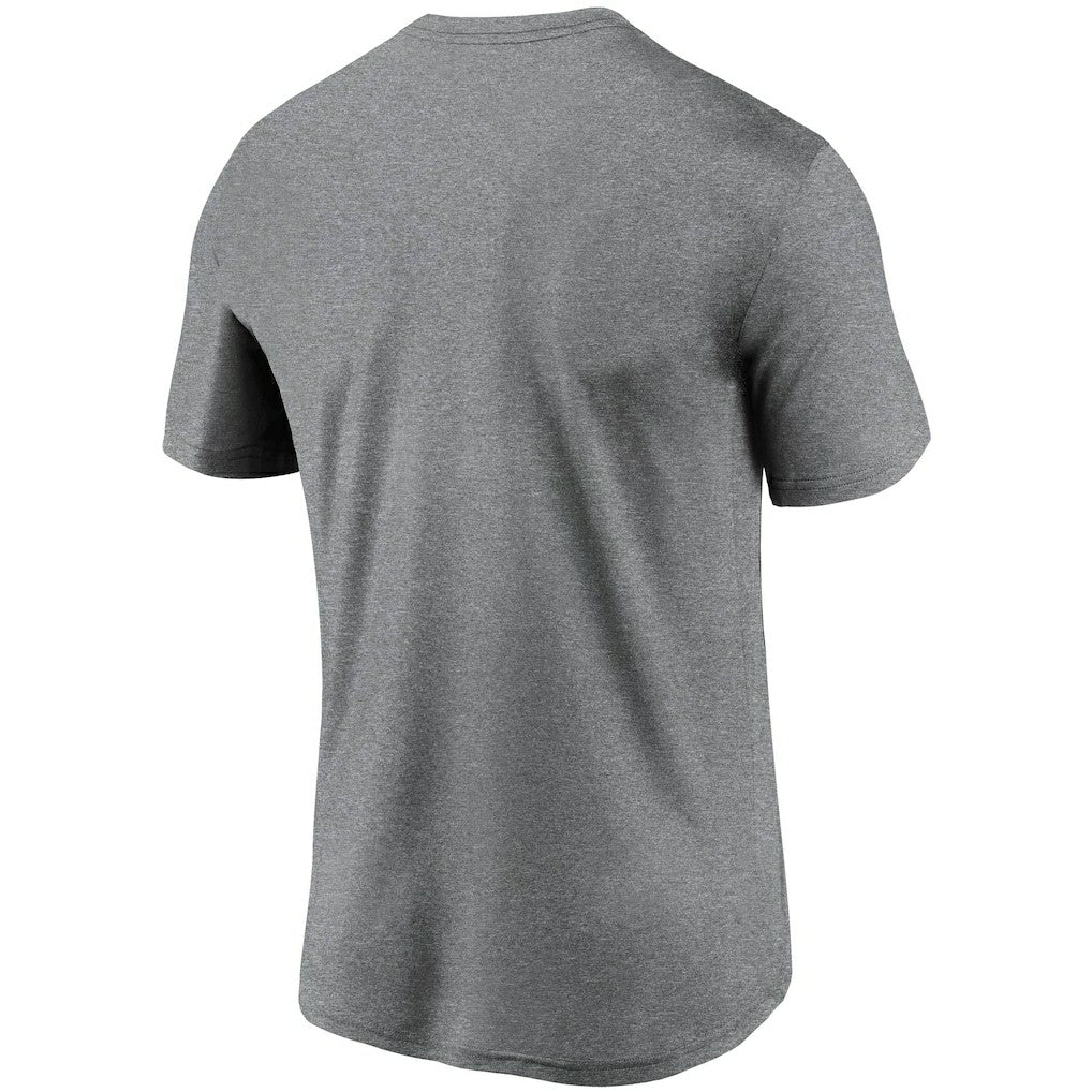Las Vegas Raiders Logo Essential Legend Performance T-Shirt - Heathered Charcoal T-shirts