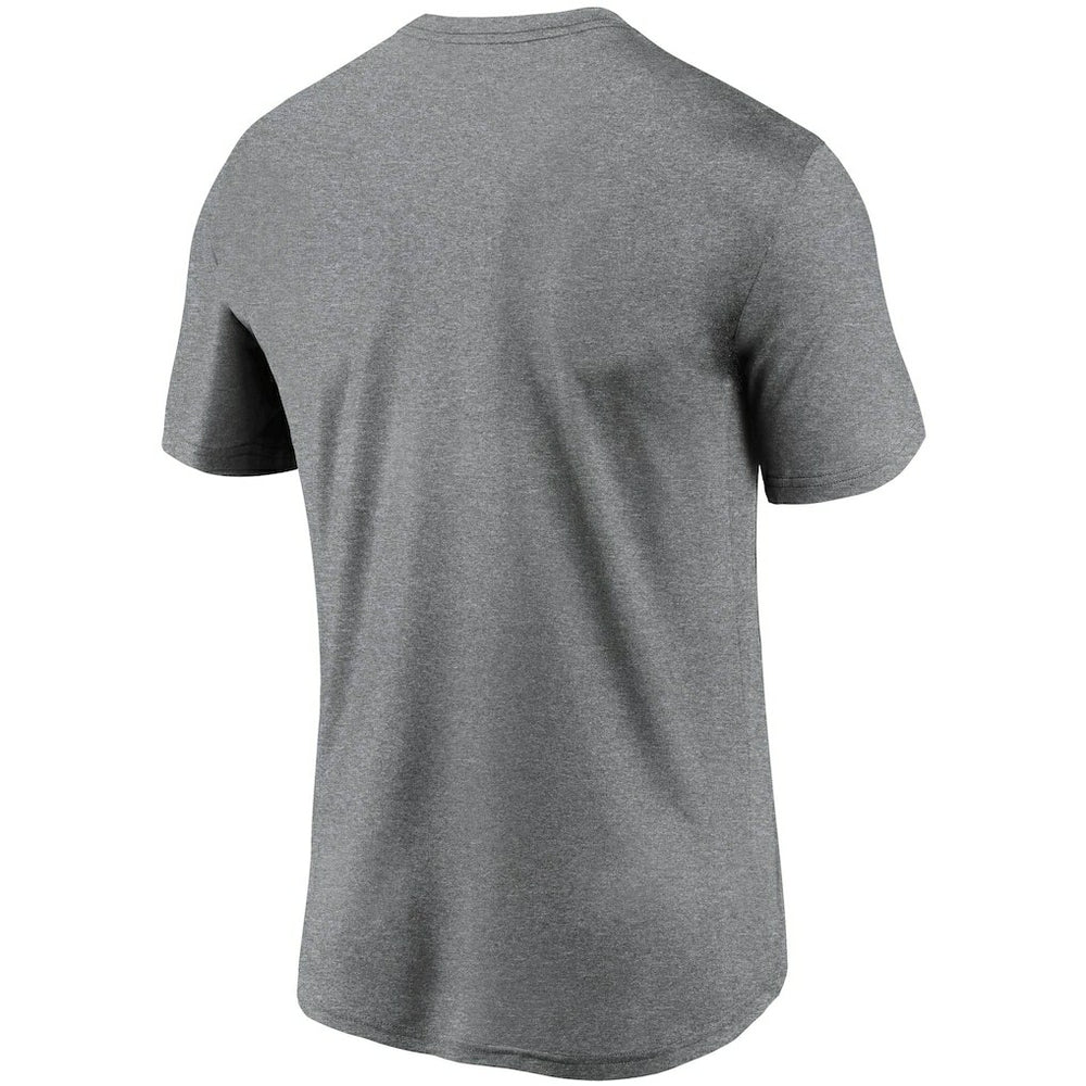 Las Vegas Raiders Logo Essential Legend Performance T-Shirt - Heathered Charcoal T-shirts