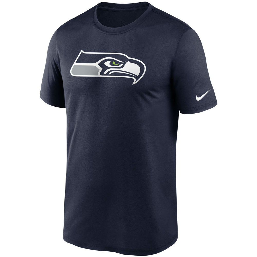 Seattle Seahawks Logo Essential Legend Performance T-Shirt - College Navy T-shirts
