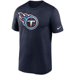 Tennessee Titans Logo Essential Legend Performance T-Shirt - Navy T-shirts