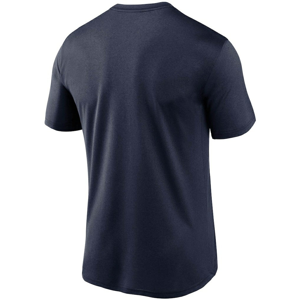 New England Patriots Logo Essential Legend Performance T-Shirt - Navy T-shirts